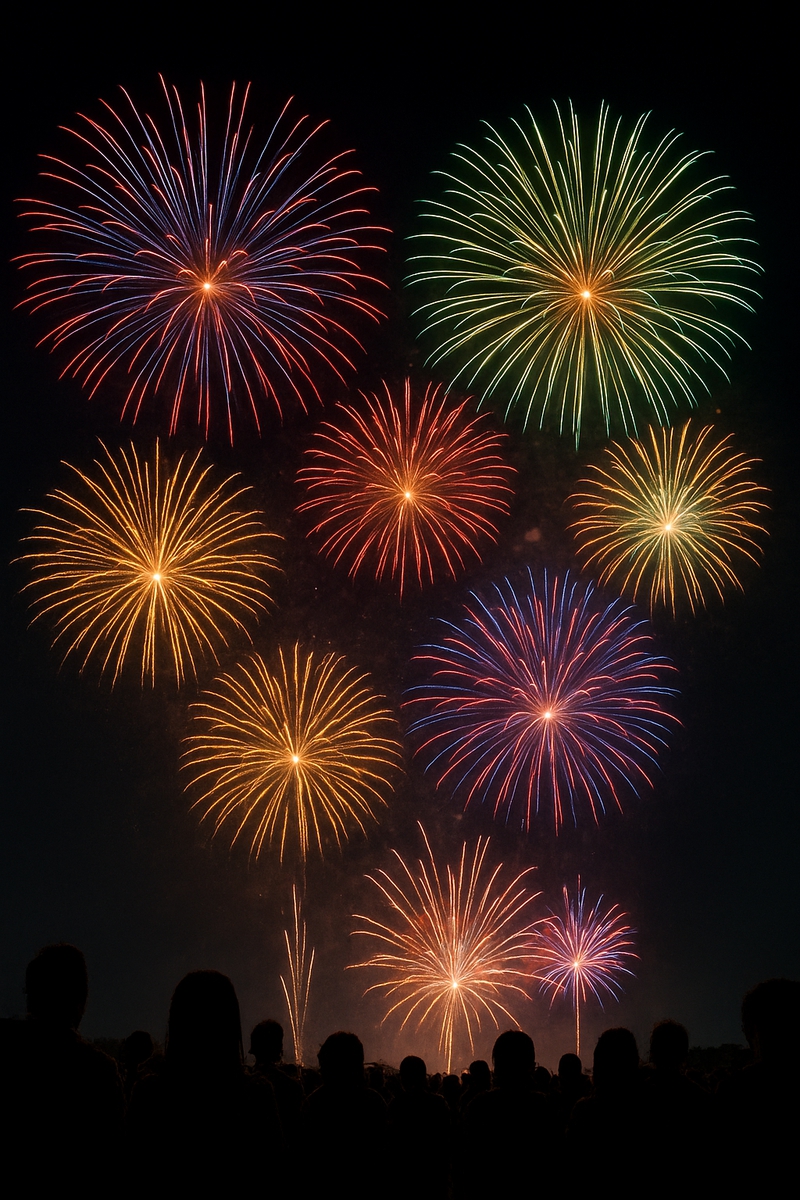 ８月１５日（金）諏訪湖祭湖上花火大会　開催
